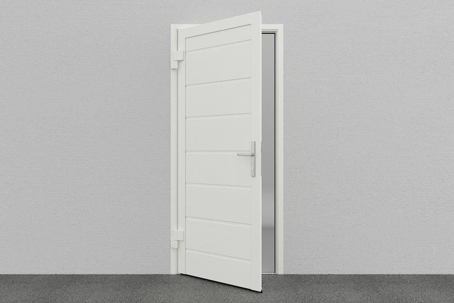 Garážové dveře DECI - bílá RAL 9010