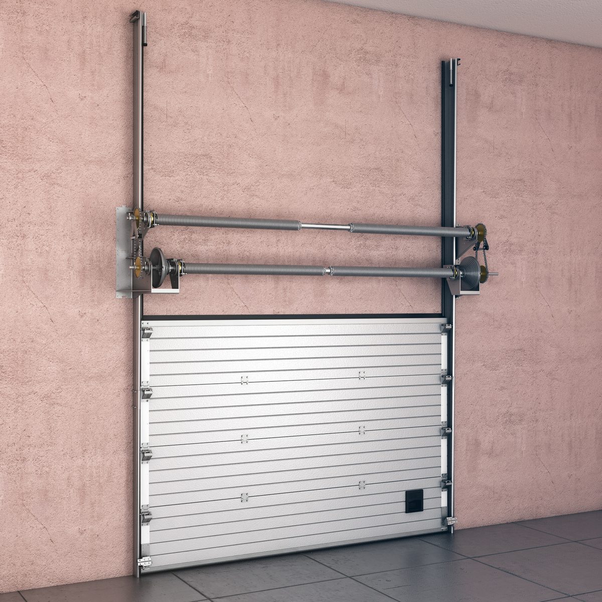 Průmyslová sekční vrata DECI - detail konstrukce